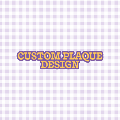 Triple Layer Custom Acrylic Name Plaque You Pick the Theme
